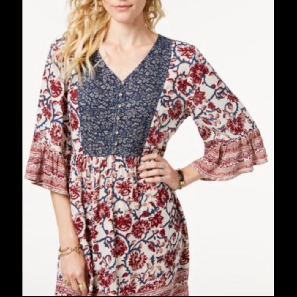 Style & Co Floral Boho Dress